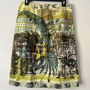 Van Huesen Skirt Tropical A-Line Size 4